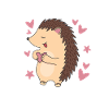 Hedgie Hedgehog Hugger Hedgehog