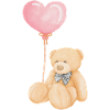 Teddy mit Luftballon