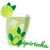 Caipirinha Glass with Lime Mint