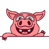 Stable pig waves friendly