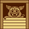 Piglet waves friendly comic