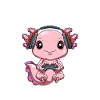 Lustiger Gaming Axolotl - Computer Spiele