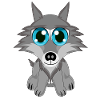 Cute Baby Wolf