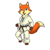Comic Fuchs fait du judo