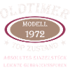 50th Birthday Oldtimer Model 1972