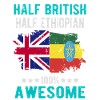 Moitié britannique moitié éthiopien