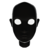 Mystical Character Head Silhouette
