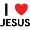 I Love Jesus Heart