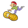 partir en cacahuète