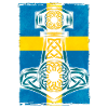 Sverige Svensk flag Thor Hammer Viking