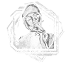 Sexy nun smoking cigarette