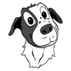 Cute Cartoon Dog