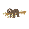 Sloth Faulenzer Süßes Faultier Geschenk