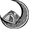 Moon Camping Tent Space