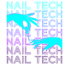 Nail Tech Nageltechniker Manikürist Retro