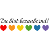 Regenbogenherzchen du bist bezaubernd