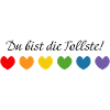 Regenbogenherzchen du bist die tollste