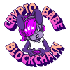Crypto Babe Blockchain transparent