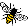 Honeybee logo for beekeeper