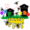 Honiggewächshäuser oder Bienenstöcke mit Bienen