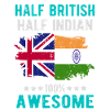 Moitié britannique moitié indien