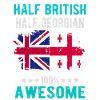 Moitié britannique moitié géorgien