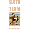 Sloth Wheelchair Disabled Disability Gift