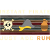 Pirate Rum Skull Gift Dicton