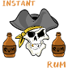 Pirate Rum Skull Gift Dicton
