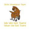 Sloth Wheelchair Disabled Disability Gift