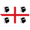 Drapeau de la Sardaigne Drapeau sarde Drapeau de la Sardaigne