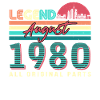 Rétro 1980 Août