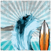 Surfer Wave Illustration