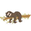 Sloth Faulenzer Süßes Faultier Geschenk