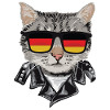 Cats -Germany -Flag Sunglasses