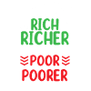 Greenflation rich rich richer and poor poorer