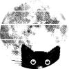 Cat with moon