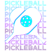 Pickleball Player Retro