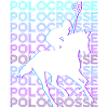 Polocrosse Player Retro