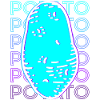 Pomme de terre rétro