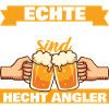 Echte Männer sind Hecht Angler