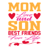 Maman et fils meilleurs amis