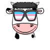 Transgender Transsexual Cow Gift