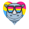 Pansexual Rhino Gift