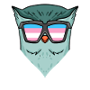 Transgender Transsexual Owl Gift