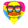 Pansexual Duck Gift