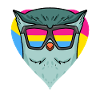 Pansexual Owl Gift