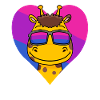 Bisexuell Giraffe Geschenk