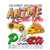 Anime Video Games Pizza Gift