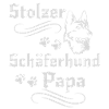 Stolzer Schäferhund Papa